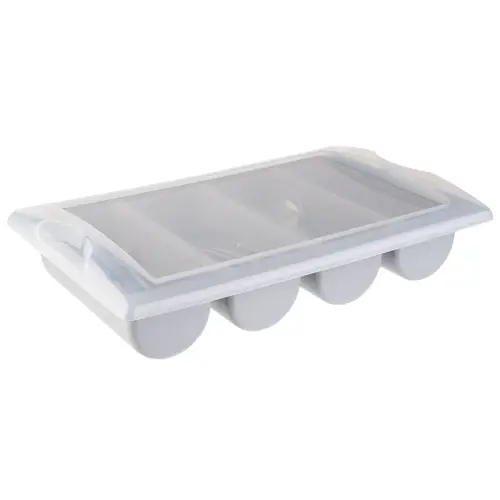 Range-couverts GN 1/1, &agrave; 4 compartiments, gris - Aps photo du produit