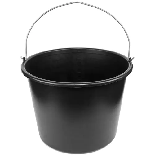 Seau, 16 litres, PVC, noir - Bradas photo du produit