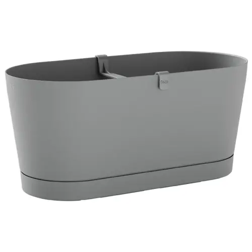 Jardinière 'Vega', largeur: 400 mm, fog grey - Tera photo du produit