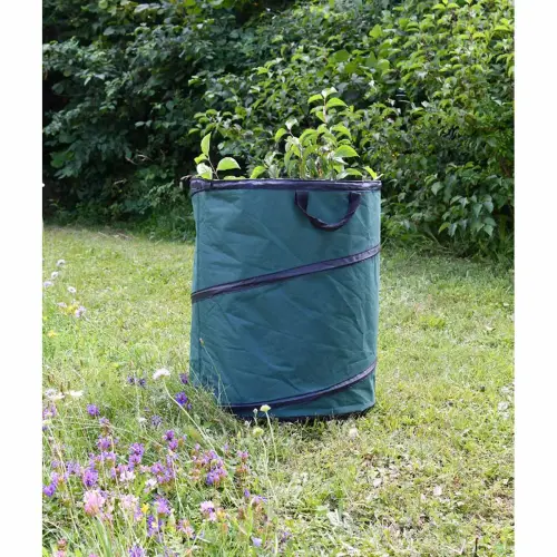 Sac de jardin POP UP, 117 litres, polyester, vert foncé - Eda Fontaine photo du produit