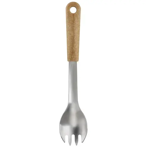 Fourchette de service BIO, manche effet bois - Gastromax photo du produit