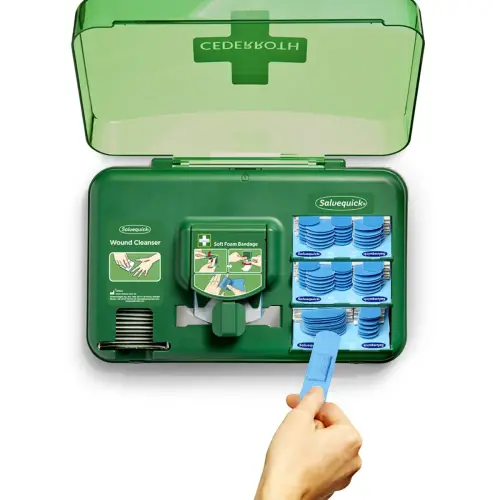 Kit de premiers secours Wound Care Dispenser Blue - Cederroth photo du produit