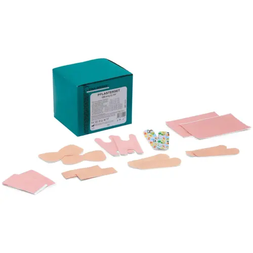 Set de pansement 120 pi&egrave;ces, &eacute;lastique/imperm&eacute;able eau - Leina-Werke photo du produit