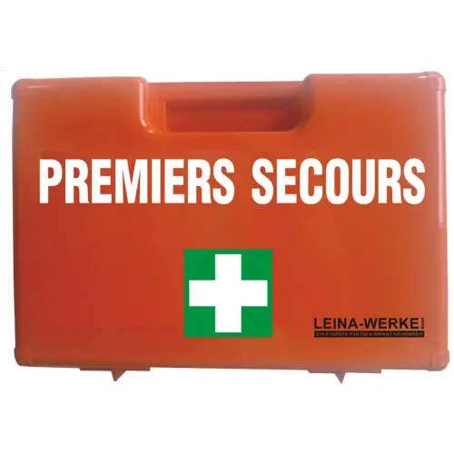 Mallette de 'PREMIERS SECOURS', &eacute;quip&eacute; norme DIN 13157 - Leina-Werke photo du produit