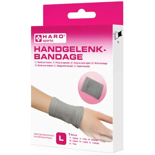 Bandage sportif 'Poignet', taille: M, gris - Haro photo du produit
