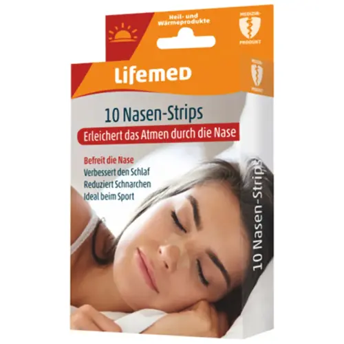 Bandelettes nasales, 19 x 66 mm, ton chair - Lifemed photo du produit