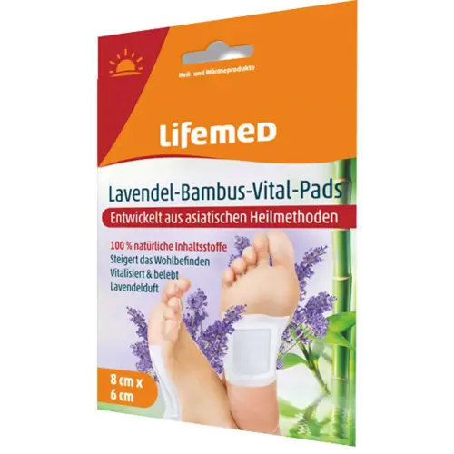 Compresses vitales Bambou Lavande, pack de 2 - Lifemed photo du produit