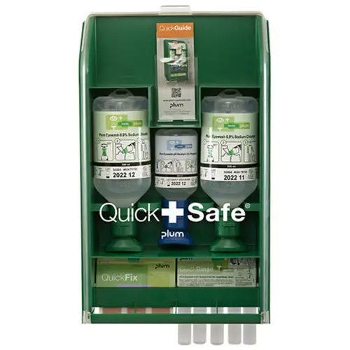 Station de premiers secours QUICKSAFE BASIC, vert - Leina-Werke photo du produit