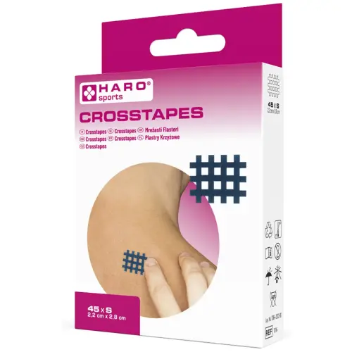 Crosstape/pansement grillagé, taille: S, bleu - Haro photo du produit