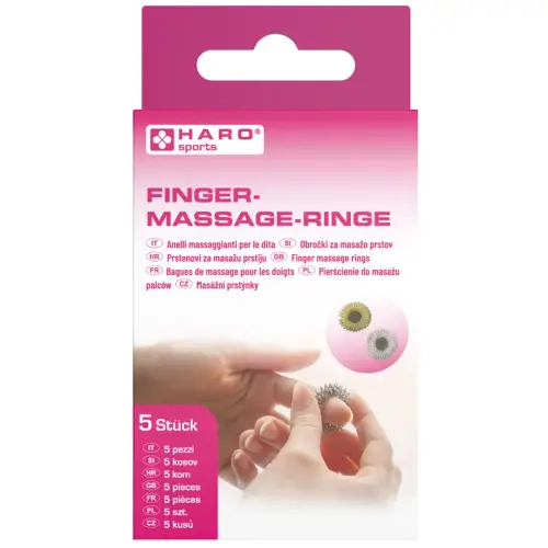 Bague de massage pour les doigts, en acier au carbone - Haro photo du produit