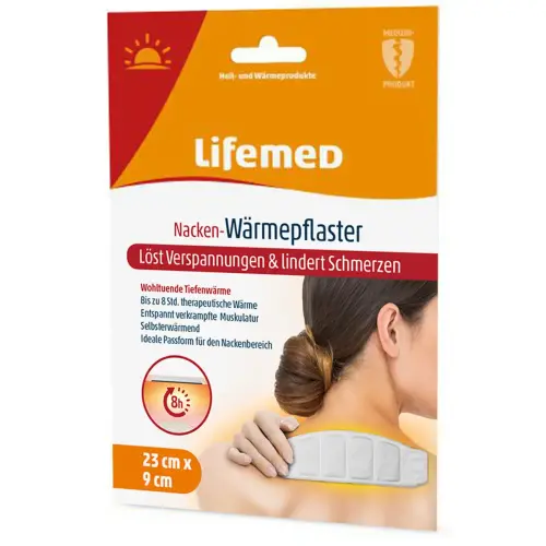 Patch chauffant pour la nuque, 230 x 90 mm, blanc - Lifemed photo du produit