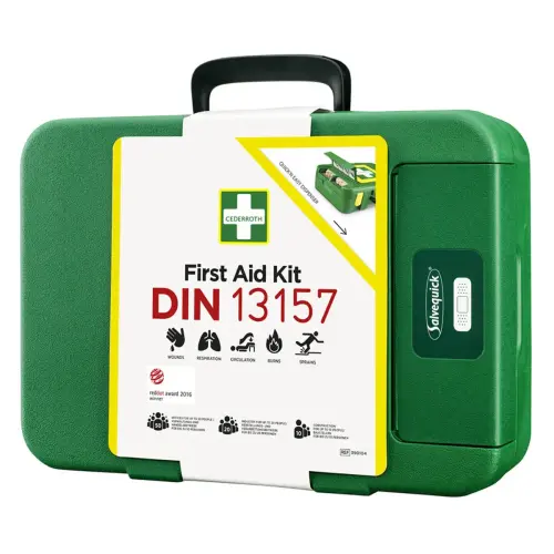 Valise de premiers secours, contenu DIN 13157 - Cederroth photo du produit