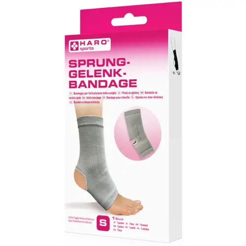 Bandage sportif 'Cheville', taille: XL, gris - Haro photo du produit