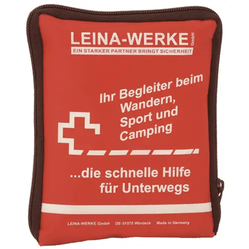 Trousse de premiers secours de voyage LEINA, 21 pièces, rouge - Leina-Werke photo du produit