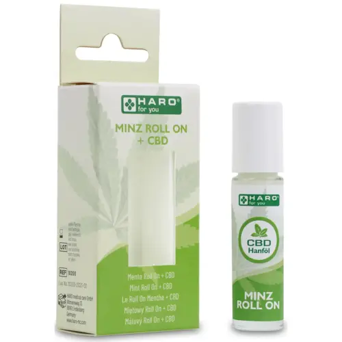 Roll-on menthe + CBD, stick de 10 ml - Haro photo du produit