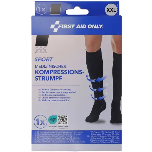Mi-bas de contention SPORT, L - First Aid Only photo du produit