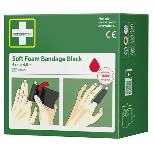 Pansement 'Soft Foam Bandage', noir - Cederroth photo du produit