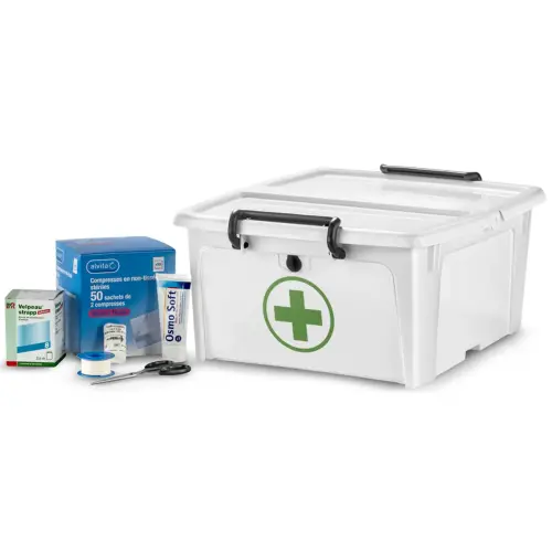 Boîte à pharmacie HW 698 - 1ers secours, 20 litres - Cep photo du produit