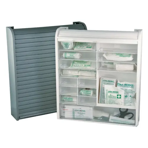 Armoire à pharmacie Sani Roll, sans contenu, blanc - Leina-Werke photo du produit