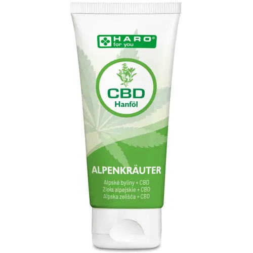 Gel aux herbes alpines au CBD, tube de 100 ml - Haro photo du produit