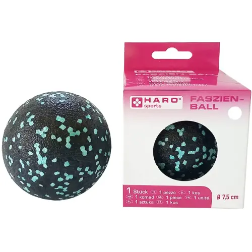 Balle de massage pour fascias, noir/menthe - Haro photo du produit