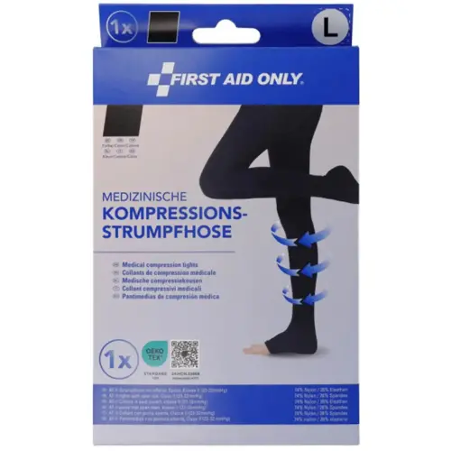 Collants de contention, XL, noir - First Aid Only photo du produit