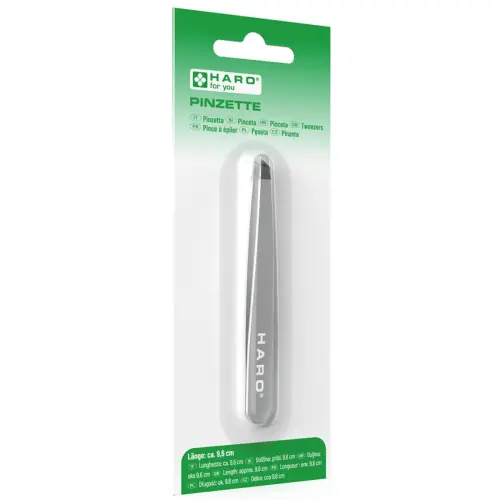 Pince à épiler, longueur: 96 mm, en inox - Haro photo du produit
