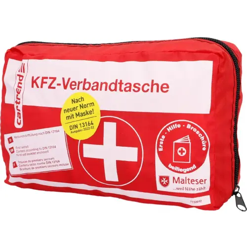 Trousse auto de premiers secours, rouge - Cartrend photo du produit