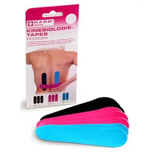 Bande de kinésiologie 'Dos', couleurs assorties - Haro photo du produit