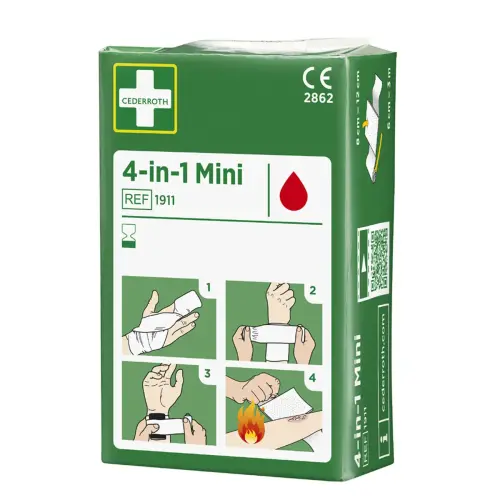 Bandage hémostatique 4-en-1, universel - Cederroth photo du produit