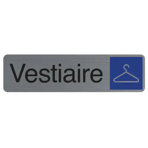 Plaque de signalisation &laquo; Vestiaire &raquo; - Exacompta photo du produit
