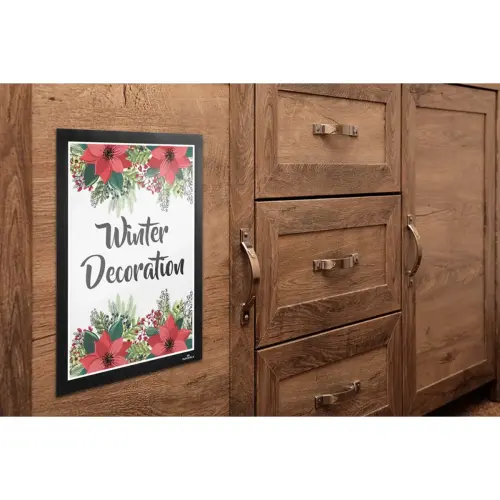 Cadre magnétique DURAFRAME WALLPAPER, A4, argent - Durable photo du produit
