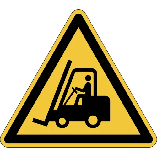 Panneau de signalisation 'attention chariots - Durable photo du produit