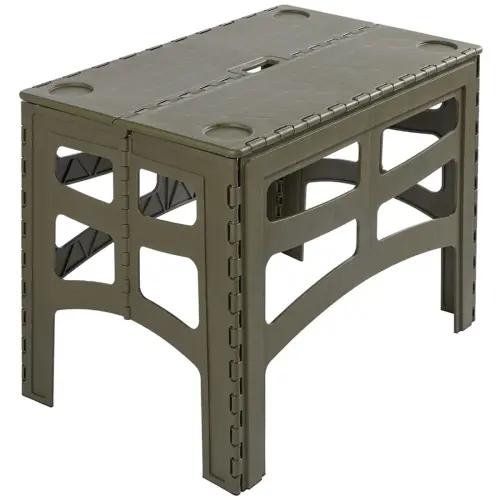 Table de camping pliante 'timo', M, olive - Keeeper photo du produit