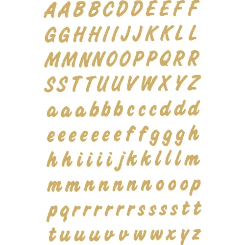 Stickers alphabétique A-Z, or, film résistant aux - Herma photo du produit