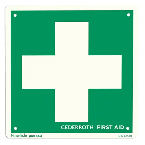 Support pour panneau de signalisation, autocollant - Cederroth photo du produit