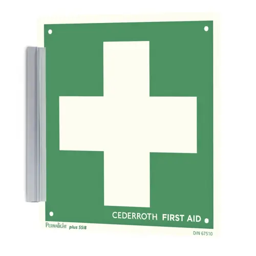 Support pour panneau de signalisation, autocollant - Cederroth photo du produit