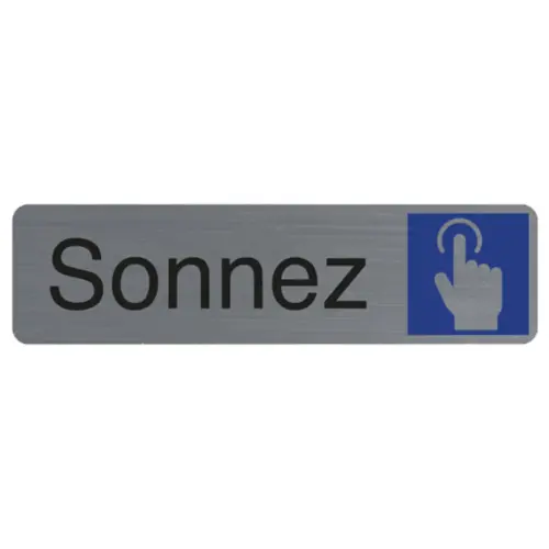 Plaque de signalisation 'Tirez' - Exacompta photo du produit
