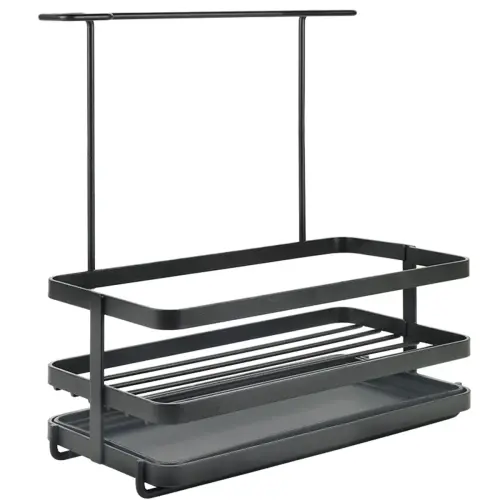 Rangemment pour évier Tokyo LAVA, noir mat - Metaltex photo du produit
