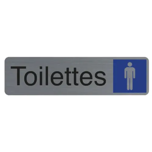 Plaque de signalisation &laquo; Toilettes handicap&eacute;s &raquo; - Exacompta photo du produit