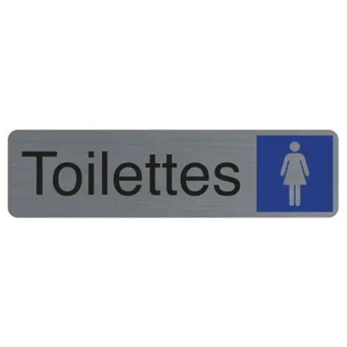 Plaque de signalisation &laquo; Toilettes handicap&eacute;s &raquo; - Exacompta photo du produit