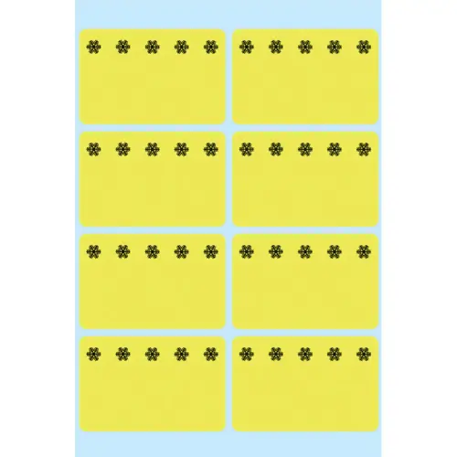 Étiquettes pour surgelés, 26 x 40 mm, vert fluo - Herma photo du produit