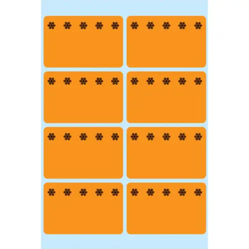 Étiquettes pour surgelés, 26 x 40 mm, vert fluo - Herma photo du produit