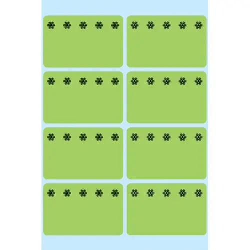 Étiquettes pour surgelés, 26 x 40 mm, vert fluo - Herma photo du produit