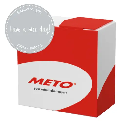 Etiquette autocollante 'Have a nice day-Sealed for you' - Meto photo du produit