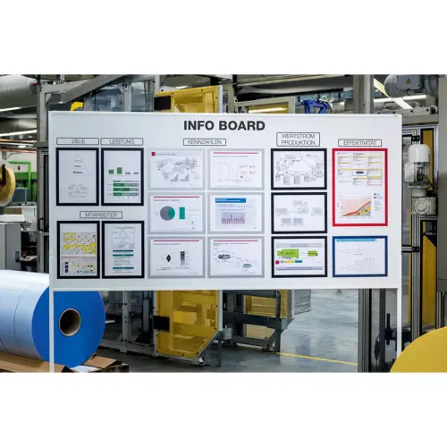 Cadre d'affichage magnétique DURAFRAME MAGNETIC, A4 - Durable photo du produit
