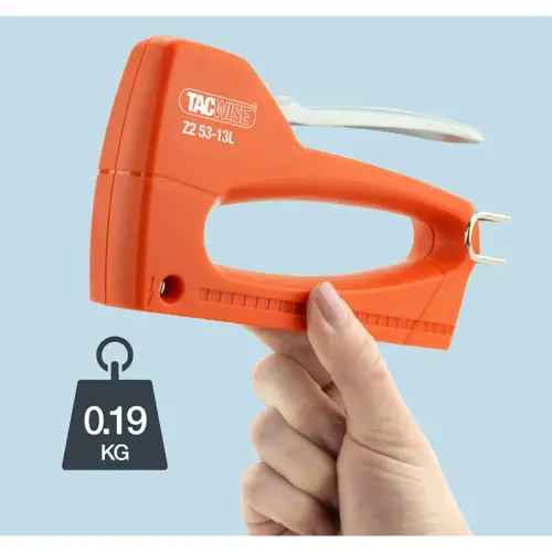 Agrafeuse manuelle Z2 53-13L, plastique, orange - Tacwise photo du produit