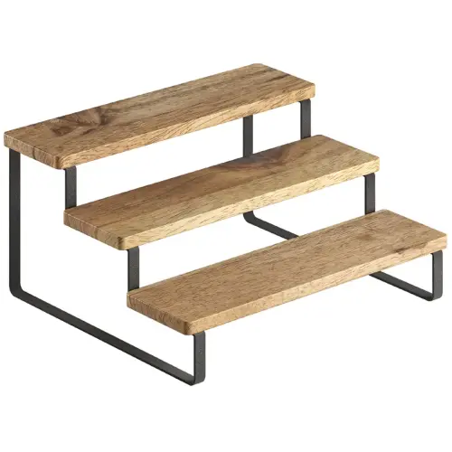 &Eacute;tag&egrave;re &agrave; &eacute;pices en escalier York LAVA, 3 niveaux - Metaltex photo du produit