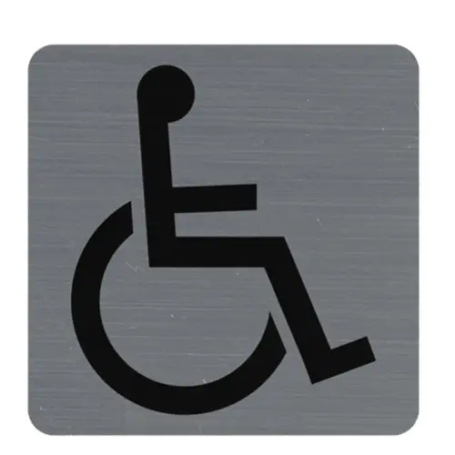 Plaque de signalisation « Handicapés » - Exacompta photo du produit