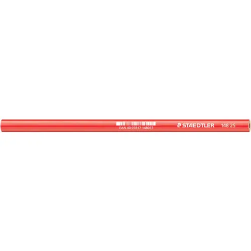 Crayon de charpentier, ovale, marron rouge - Staedtler photo du produit